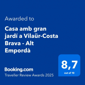 Casa amb gran jardí a Vilaür-Costa Brava - Alt Empordà
